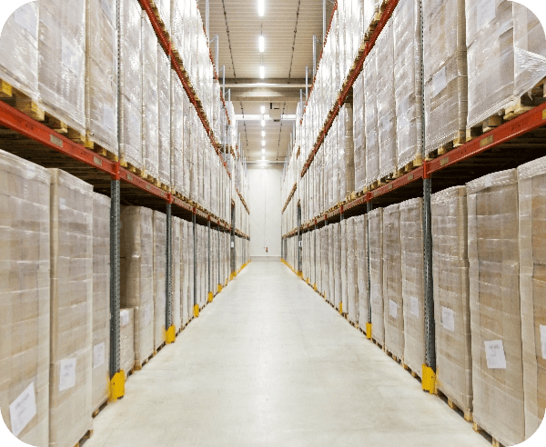 Foto di un centro logistica